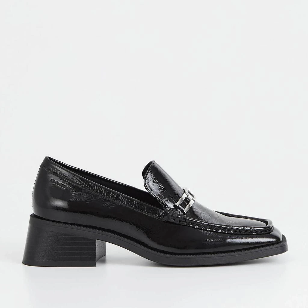 商品Vagabond|Vagabond Blanca Patent Leather Heeled Loafers,价格¥370,第1张图片