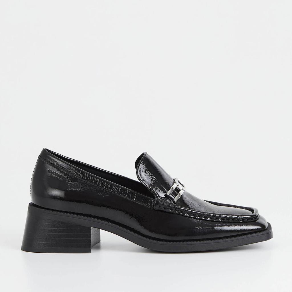 商品Vagabond|Vagabond Blanca Patent Leather Heeled Loafers,价格¥1134,第1张图片