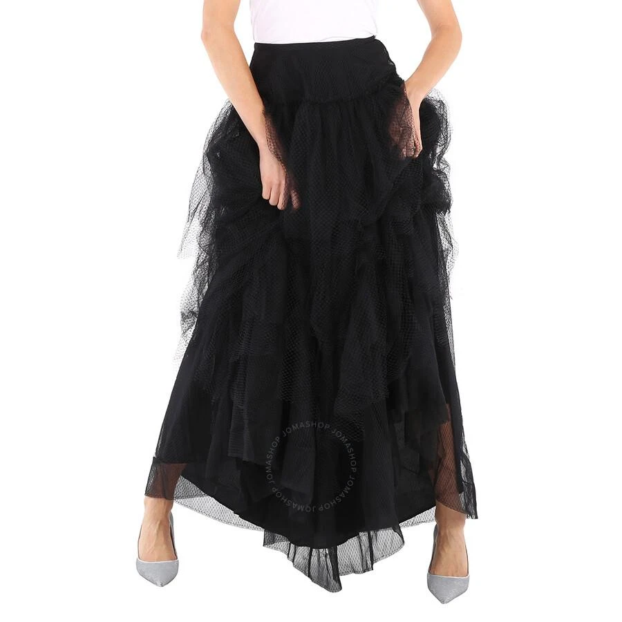 商品Burberry|Ladies Skirts Runway Black Tulle Tiered Skirt,价格¥1884,第2张图片详细描述