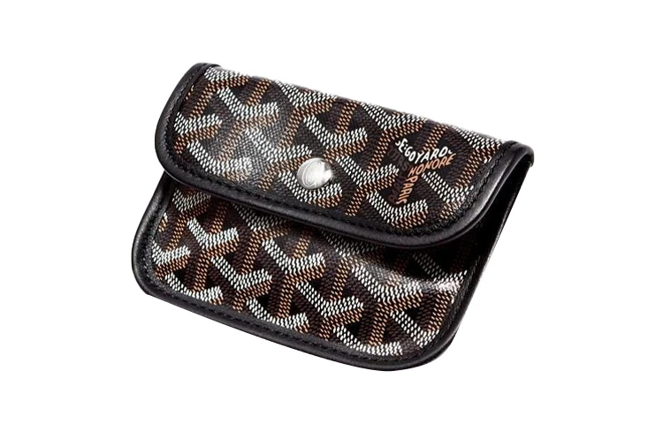 商品[国内直发] Goyard|戈雅 Anjou 双面两用 小牛皮 托特包Tote包购物袋手提包 迷你 女款 黑色,价格¥20323,第4张图片详细描述