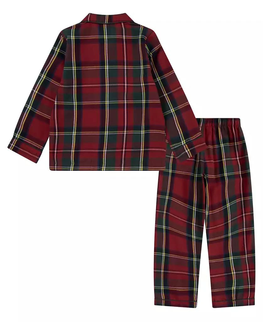 商品Ralph Lauren|Little Boys Woven Long Sleeve Top  and Pant, 2-Piece Set,价格¥314,第2张图片详细描述