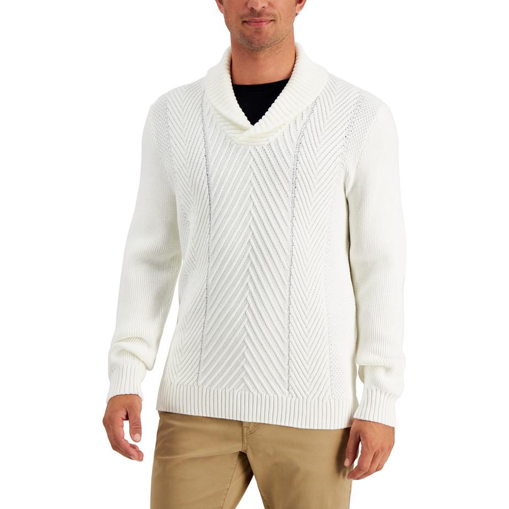 Men's Chunky Shawl Neck Sweater, Created for Macy's商品第1张图片规格展示