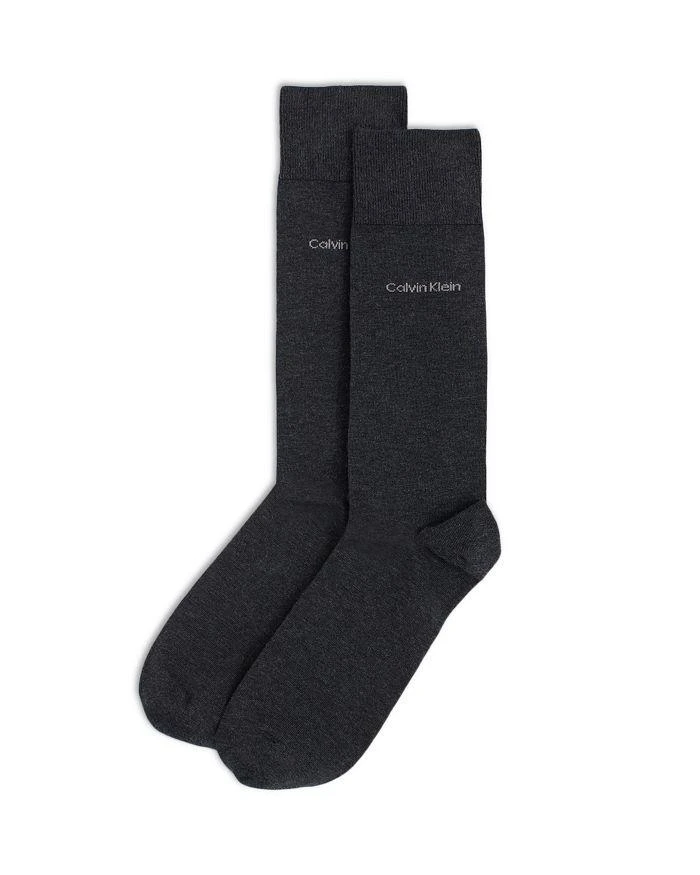 商品Calvin Klein|Giza Cotton Flat Knit Socks,价格¥105,第1张图片