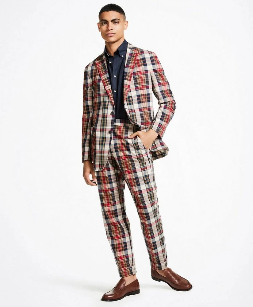 商品Brooks Brothers|Regent Fit Madras Sport Coat,价格¥1248,第2张图片详细描述