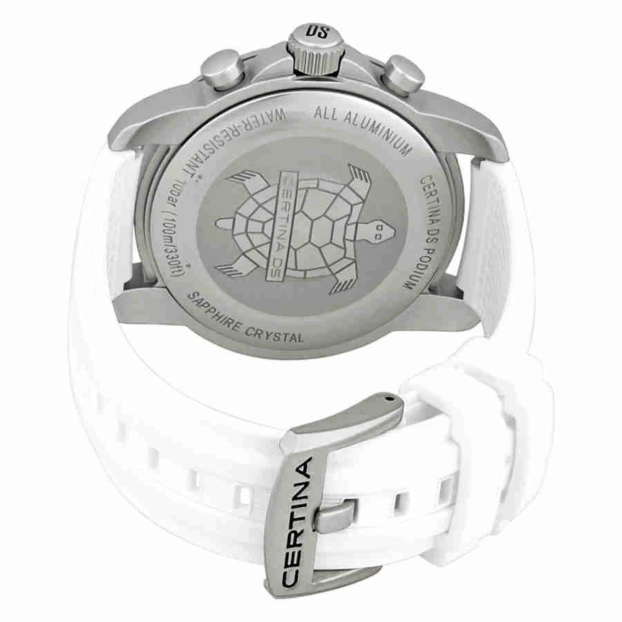 商品Certina|DS Podium Aluminum White Rubber Men's Watch C0016399703700,价格¥1633,第3张图片详细描述