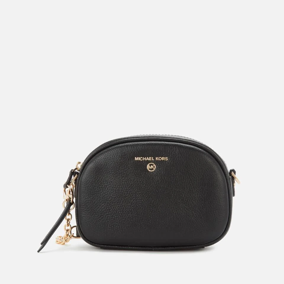 商品Michael Kors|MICHAEL Michael Kors Women's Jet Set Charm Oval Cmra Xbody Bag - Black,价格¥703,第1张图片