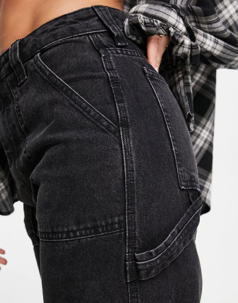 商品ASOS|ASOS DESIGN Tall cargo jeans in washed black,价格¥298,第3张图片详细描述