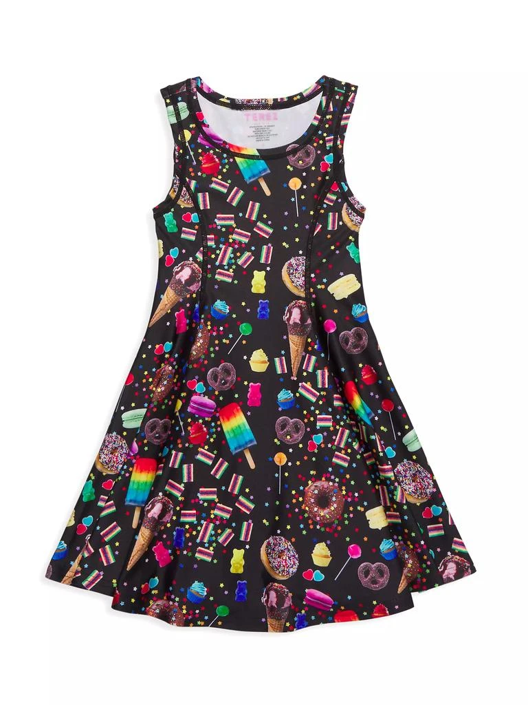 商品Zara Terez|Little Girl's Candy Spill Skater Dress,价格¥182,第1张图片