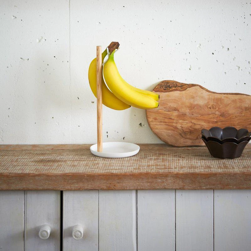 商品Yamazaki Home|Banana Stand Steel And Wood,价格¥169,第2张图片详细描述