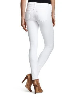 商品J Brand|Mid Rise 811 Skinny Jeans in Blanc,价格¥738,第2张图片详细描述