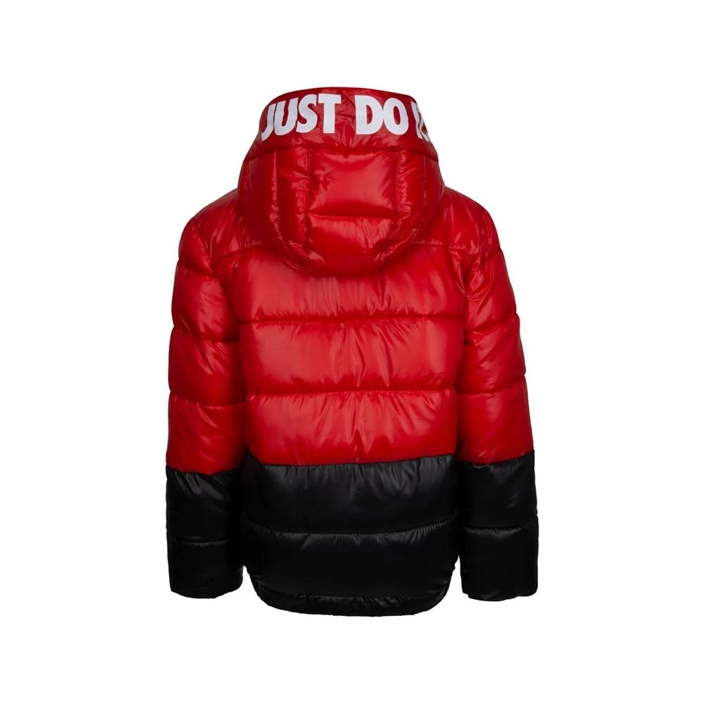 商品NIKE|Toddler Boys Color Block Puffer Jacket,价格¥289,第2张图片详细描述