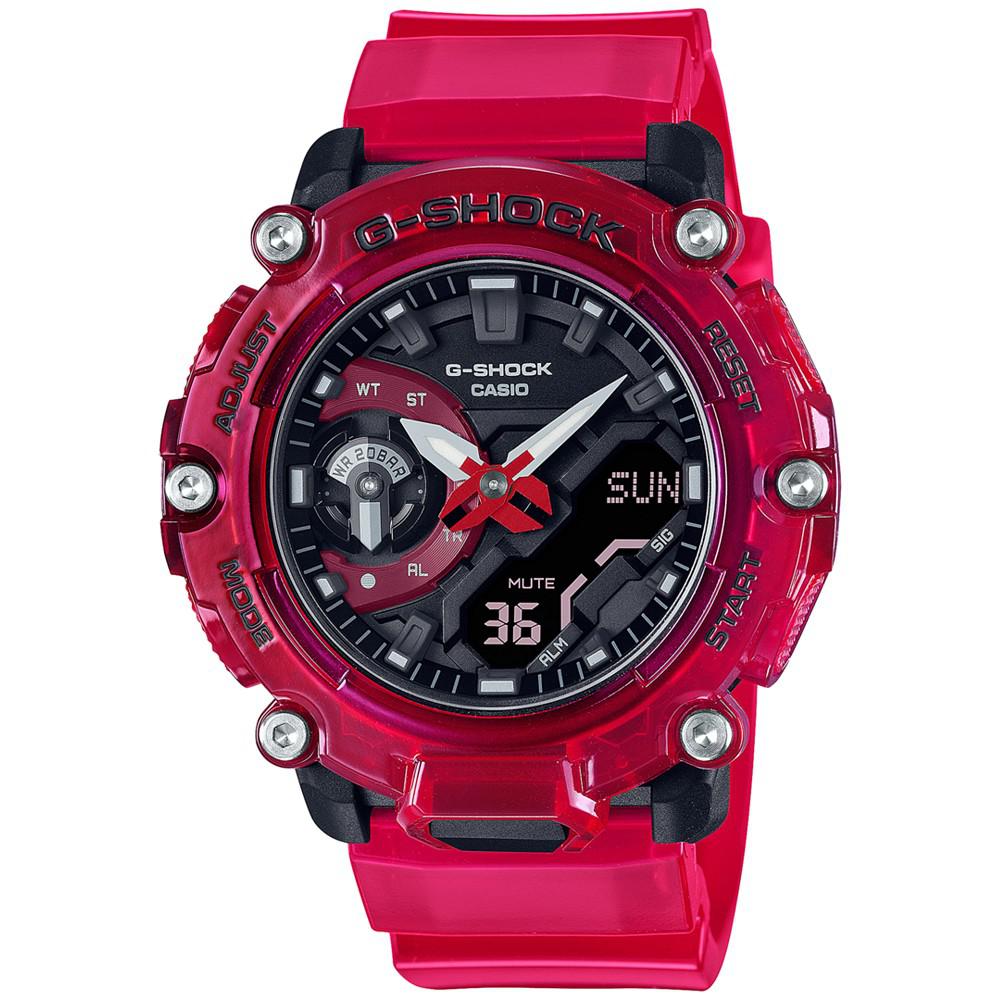 Men's Analog Digital Red Resin Strap Watch 47mm商品第1张图片规格展示