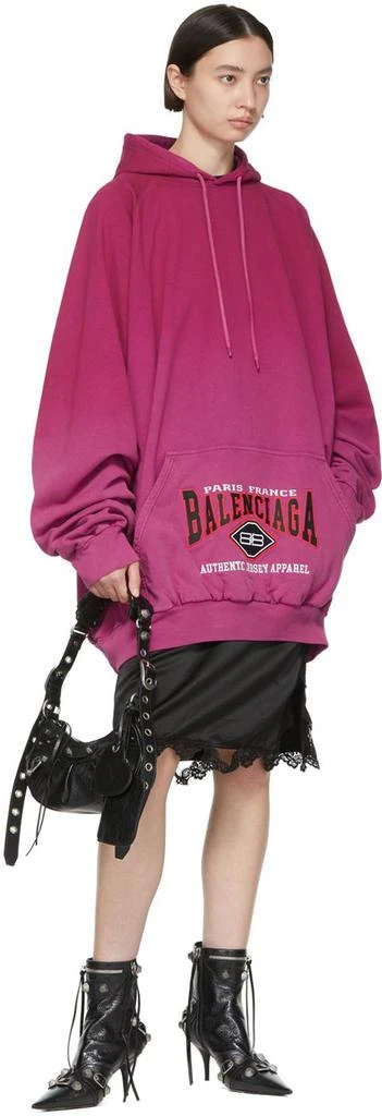 商品Balenciaga|Pink Cotton Hoodie,价格¥4085,第4张图片详细描述