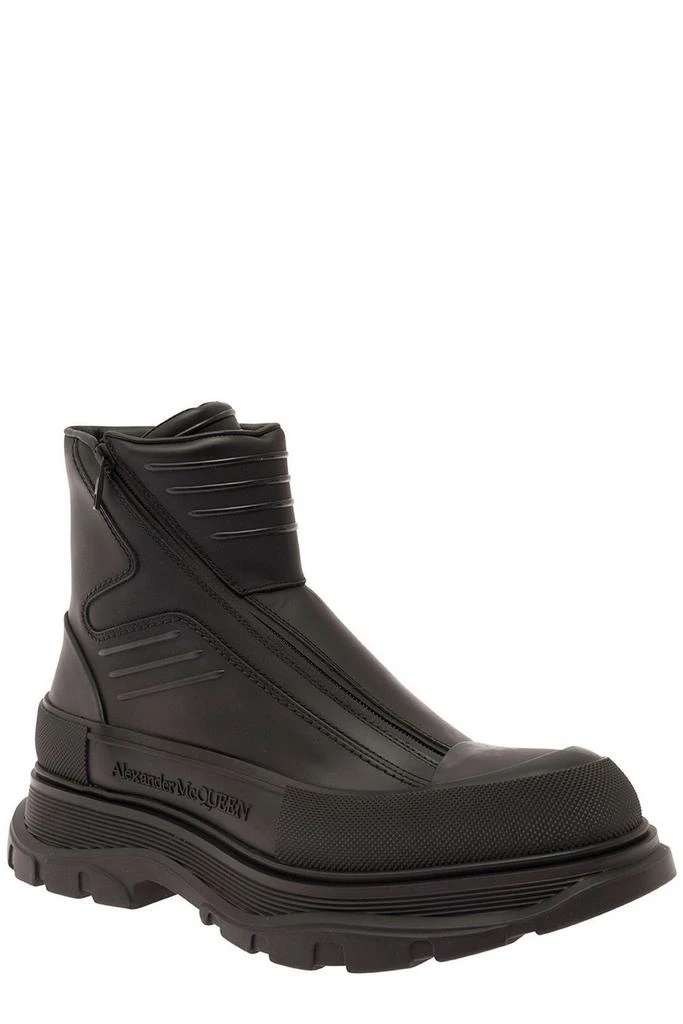 商品Alexander McQueen|Alexander McQueen Round-Toe Boots,价格¥4277,第2张图片详细描述