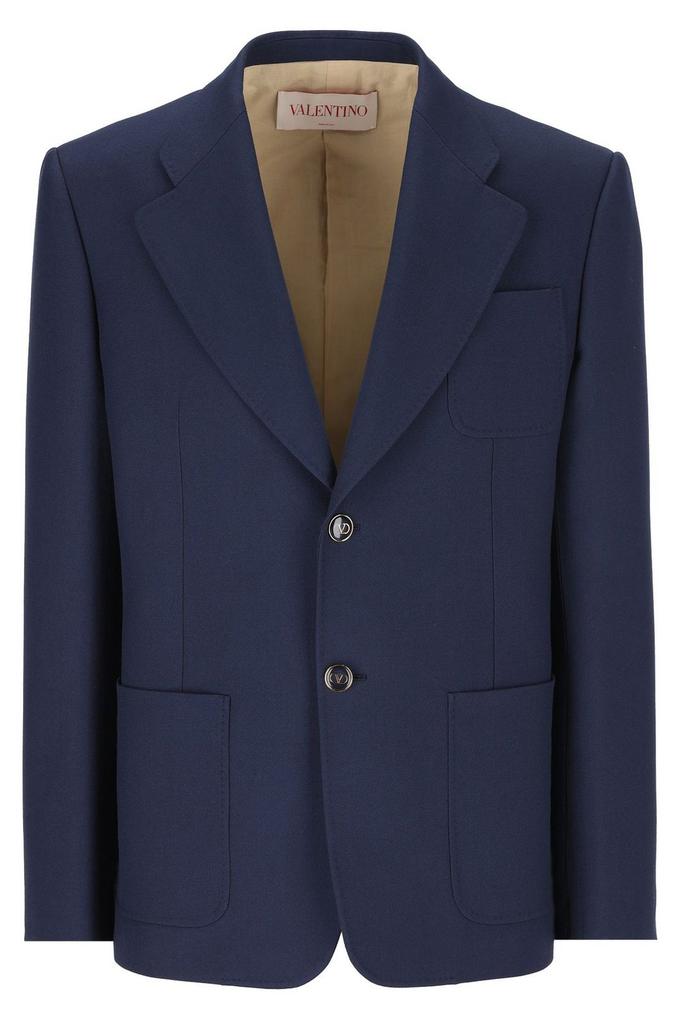 Valentino Valentino Garavani Single-Breasted Straight Hem