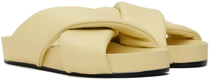 商品Jil Sander|Yellow Oversize Wrapped Sandals,价格¥1386,第4张图片详细描述