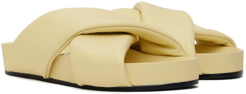 商品Jil Sander|Yellow Oversize Wrapped Sandals,价格¥3994,第6张图片详细描述