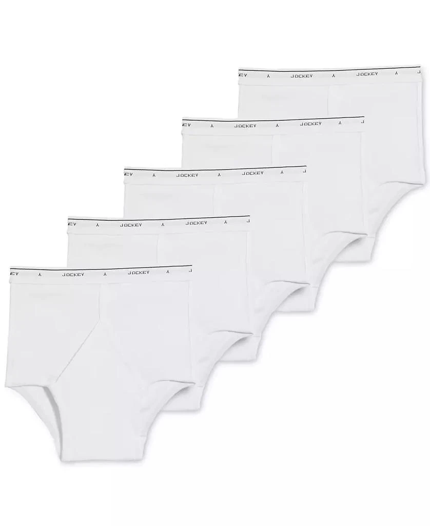 商品Jockey|Men's 4-Pack Cotton Full Rise Briefs +1 Bonus Pair,价格¥146,第3张图片详细描述