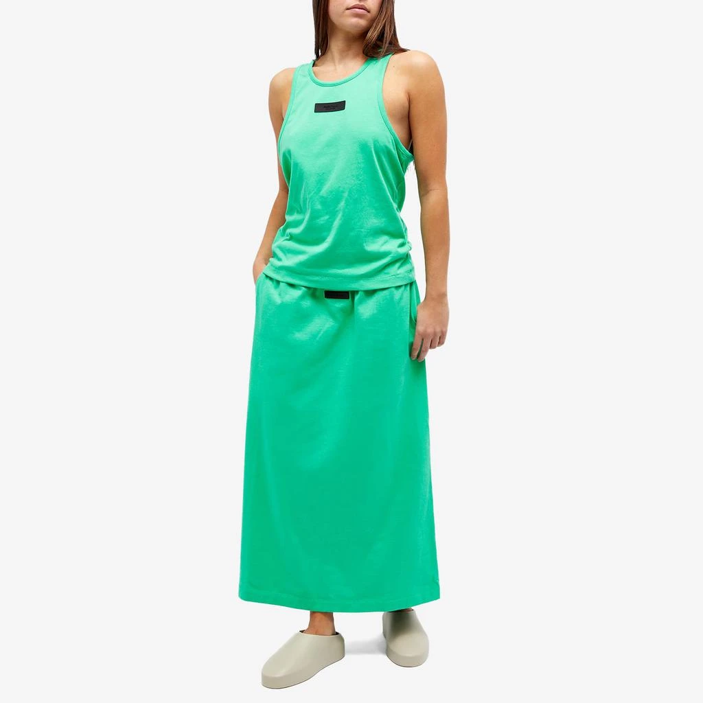 商品Essentials|Fear of God ESSENTIALS Long Skirt - Mint Leaf,价格¥480,第4张图片详细描述