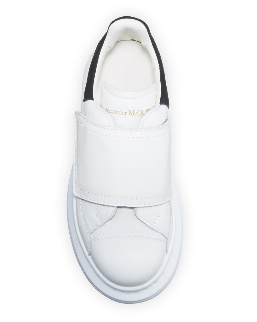 商品Alexander McQueen|Oversized Grip-Strap Leather Sneakers, Toddler/Kids,价格¥2342,第5张图片详细描述