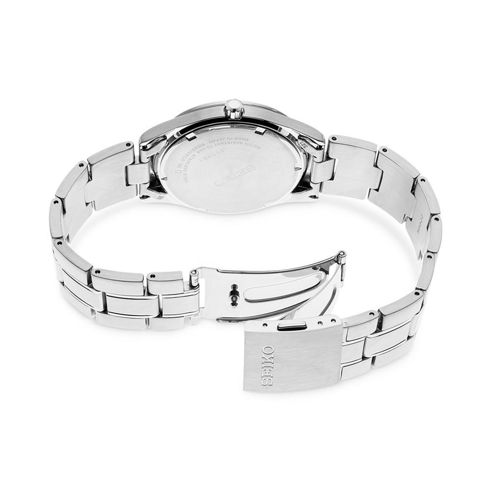 商品Seiko|Men's Essentials Stainless Steel Bracelet Watch 38mm,价格¥1306,第5张图片详细描述