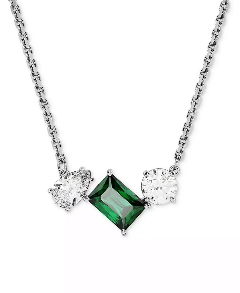 商品Swarovski|Rhodium-Plated Mixed Crystal Pendant Necklace, 15" + 2-3/4" extender,价格¥958,第1张图片