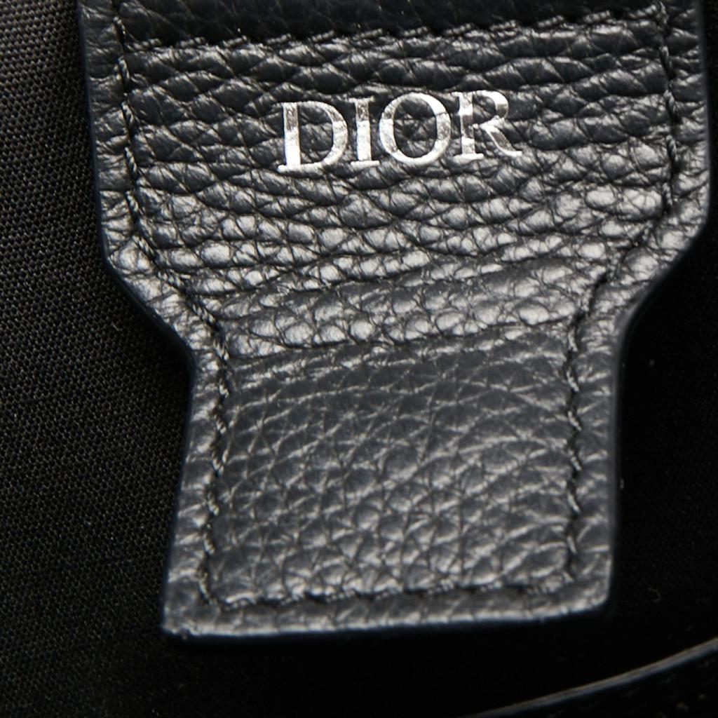 Dior Black Oblique Canvas and Leather Saddle Tote商品第8张图片规格展示