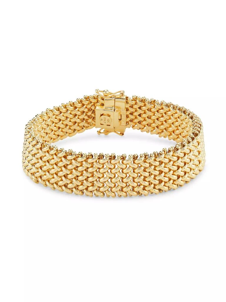 商品Saks Fifth Avenue Collection|18K Yellow Gold Mesh Bracelet,价格¥37461,第1张图片