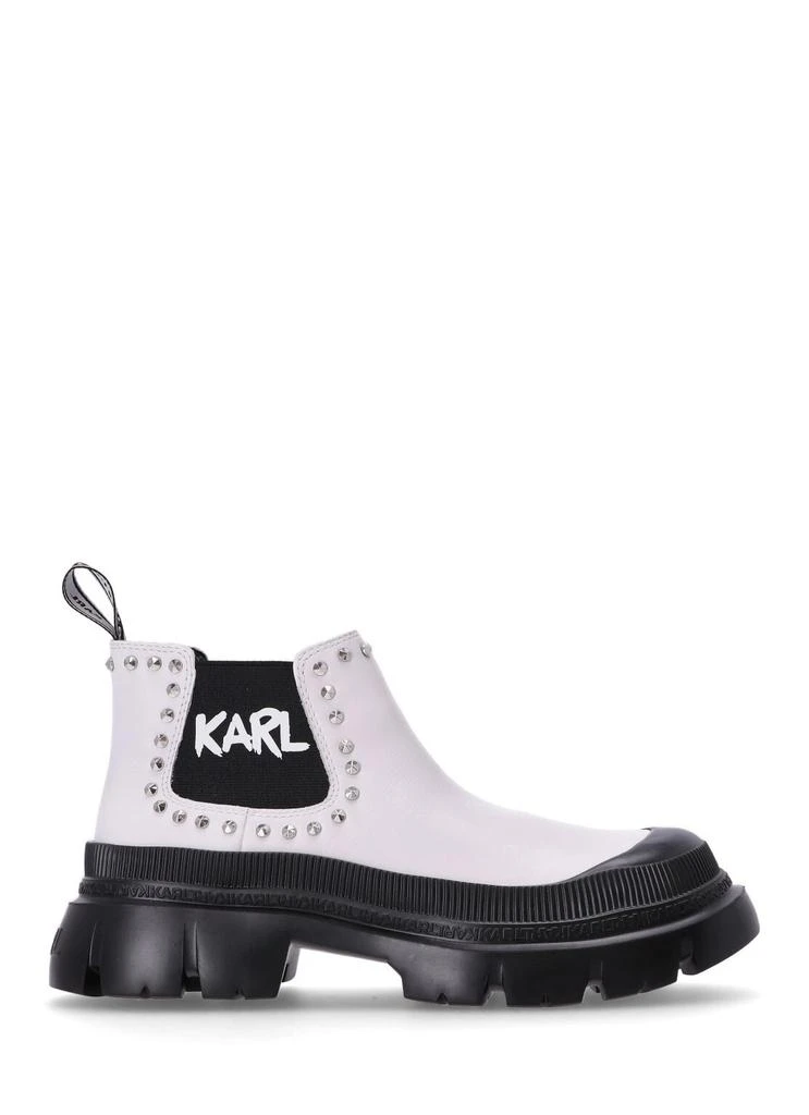 商品Karl Lagerfeld Paris|TREKKA MAX Short Gore Stud Boot,价格¥2072,第1张图片