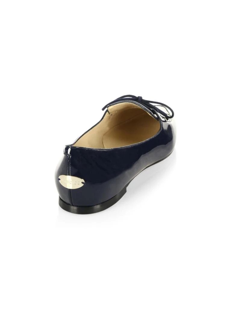 商品Jimmy Choo|Jimmy Choo - Genna Point-Toe Patent Leather Flats,价格¥1724,第3张图片详细描述