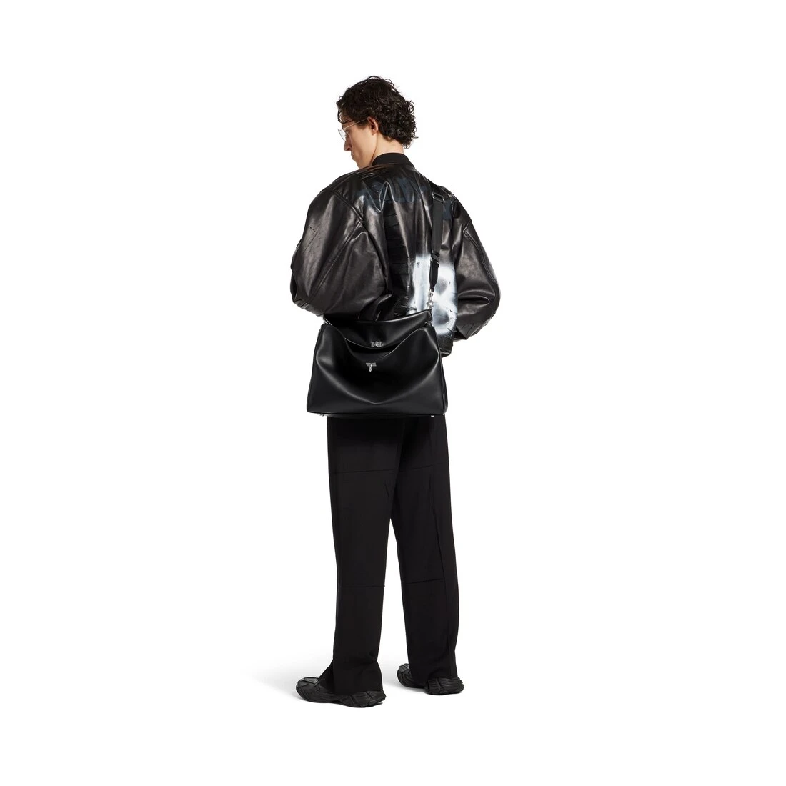 【预售】 巴黎世家 25春夏 男士 单肩包 RODEO邮差包 8218872ABOX1000  商品