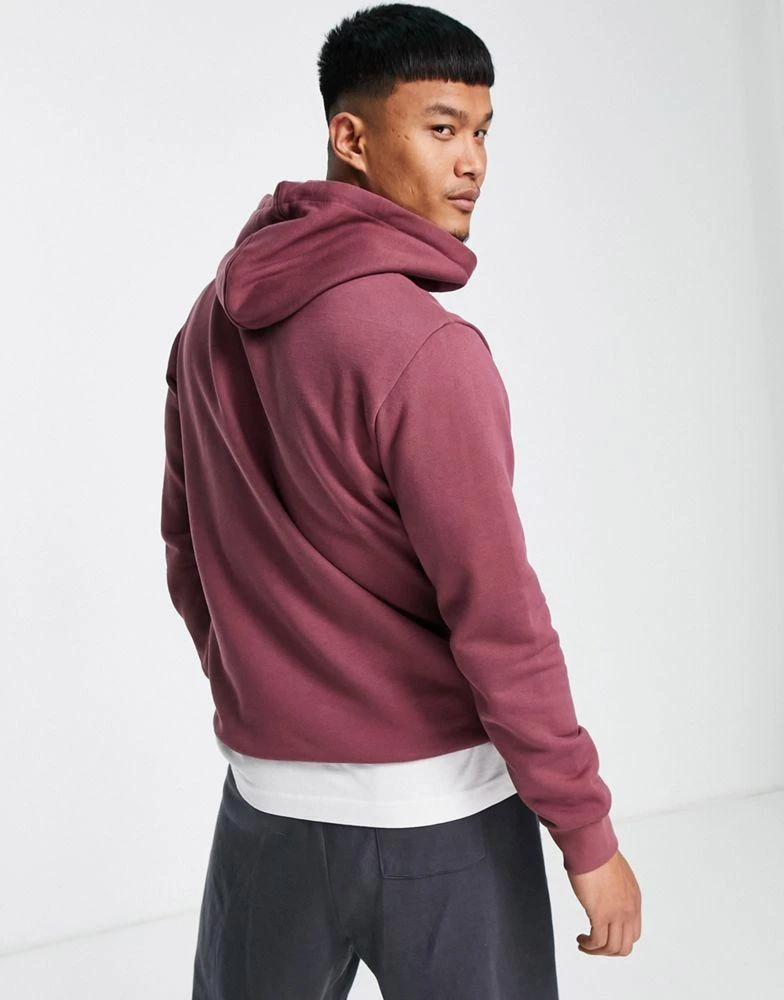 商品Adidas|adidas Originals adicolor Trefoil hoodie in quiet crimson red,价格¥534,第2张图片详细描述