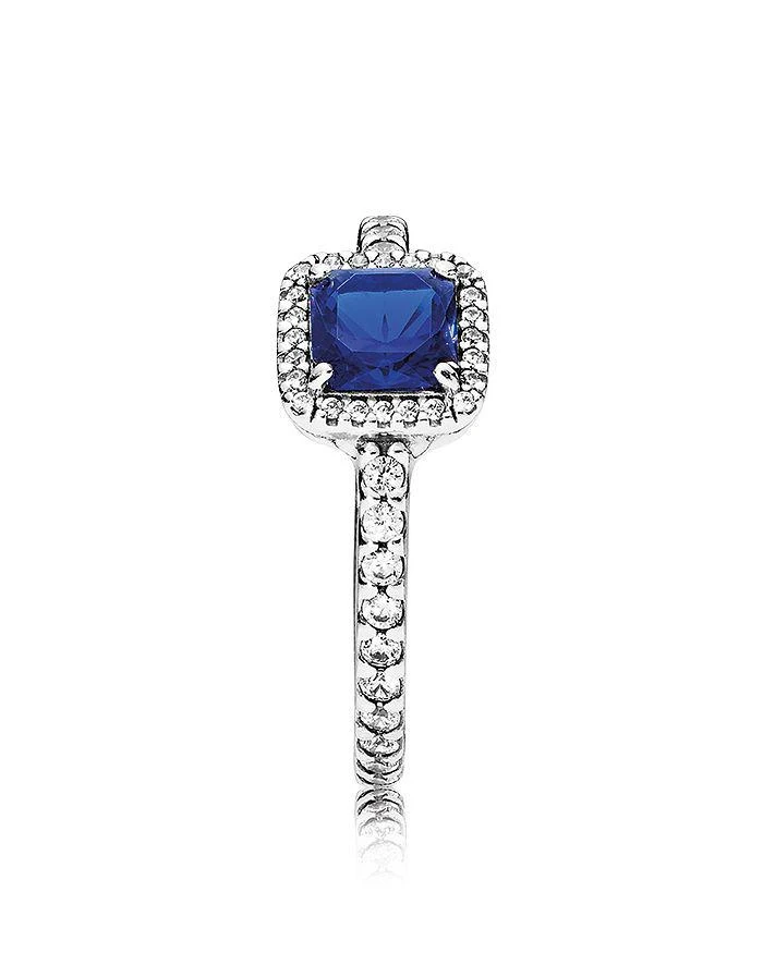 商品PANDORA|Ring - Sterling Silver & Cubic Zirconia Timeless Elegance,价格¥362,第4张图片详细描述