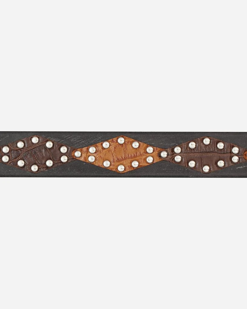 Patched Bridle Leather Belt Black 商品
