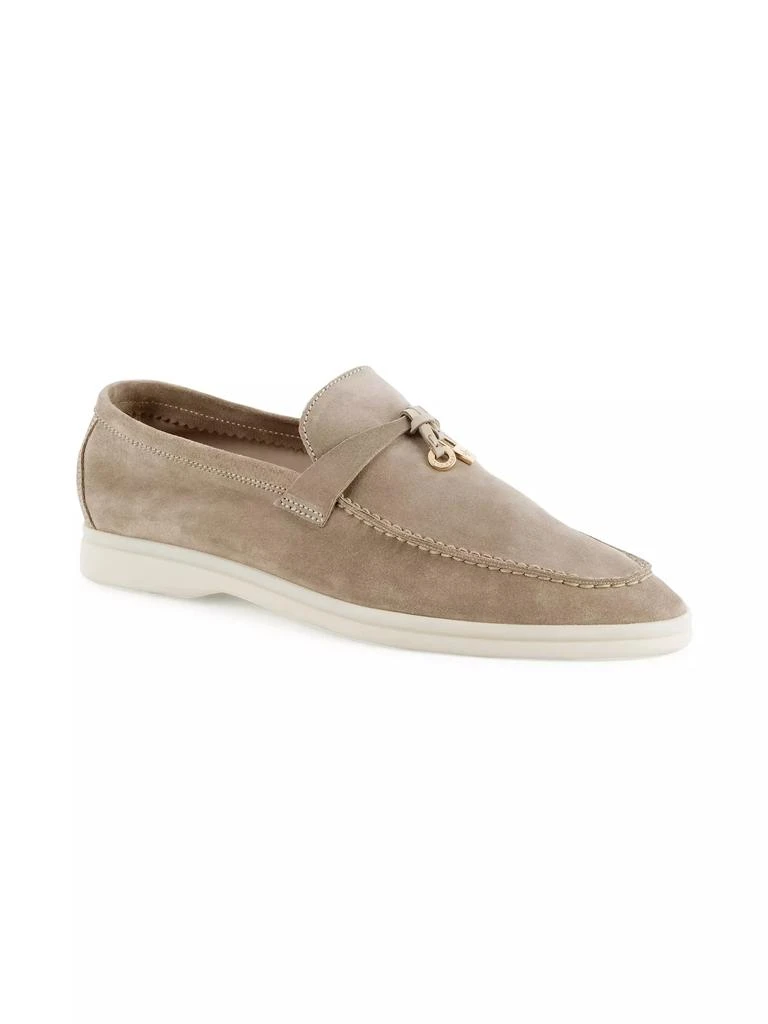 商品Loro Piana|Summer Charms Walk Suede Loafers,价格¥7771,第2张图片详细描述