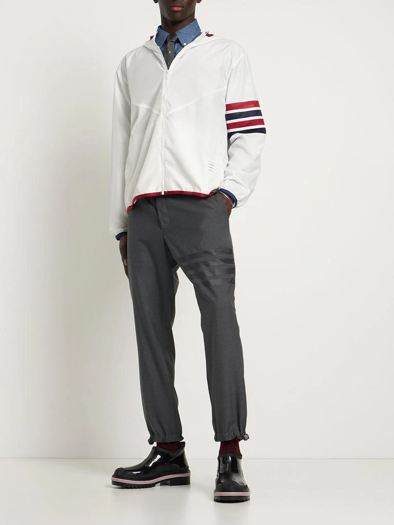 商品Thom Browne|Zipped Casual Jacket W/ Hood,价格¥4695,第1张图片