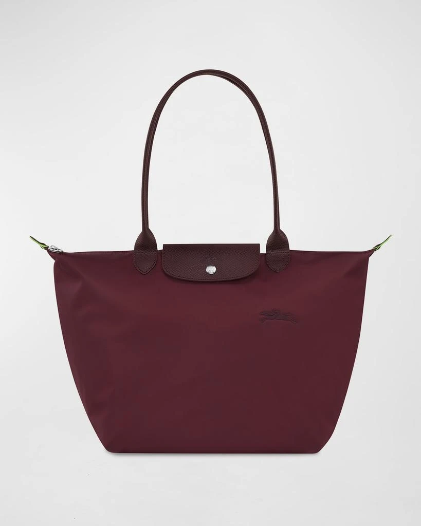 商品Longchamp|Le Pliage Green Large Nylon Tote Bag,价格¥1199,第1张图片