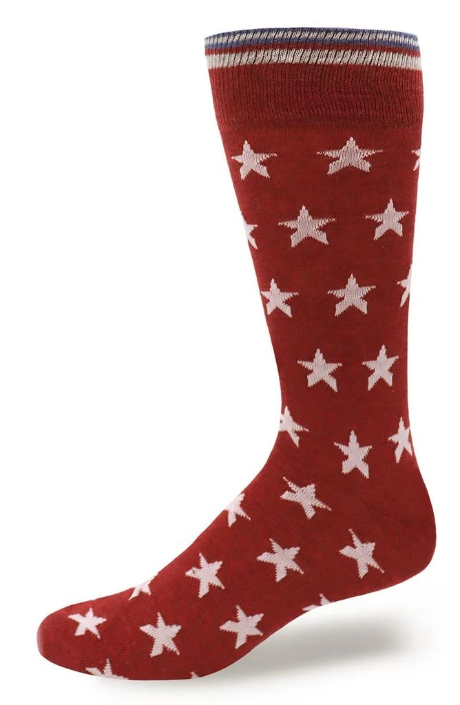 商品Lorenzo Uomo|Star Crew Socks,价格¥33,第2张图片详细描述