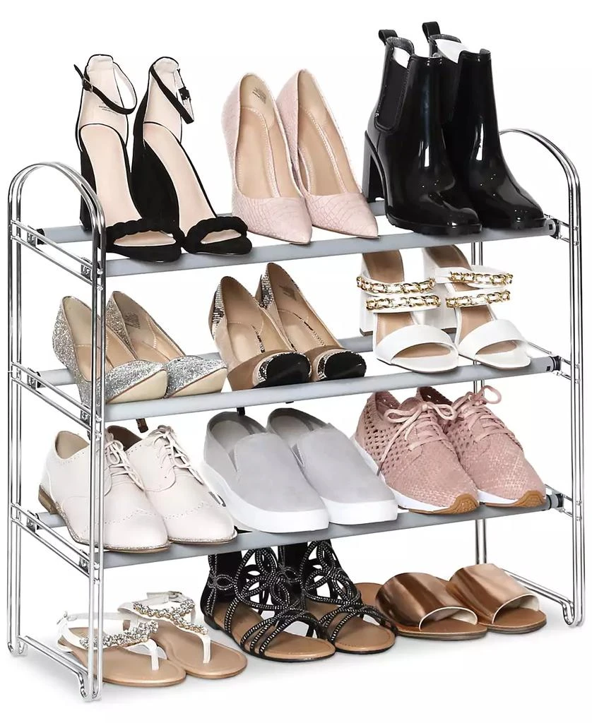 商品Seville Classics|3-Tier Expandable Shoe Rack,价格¥155,第2张图片详细描述