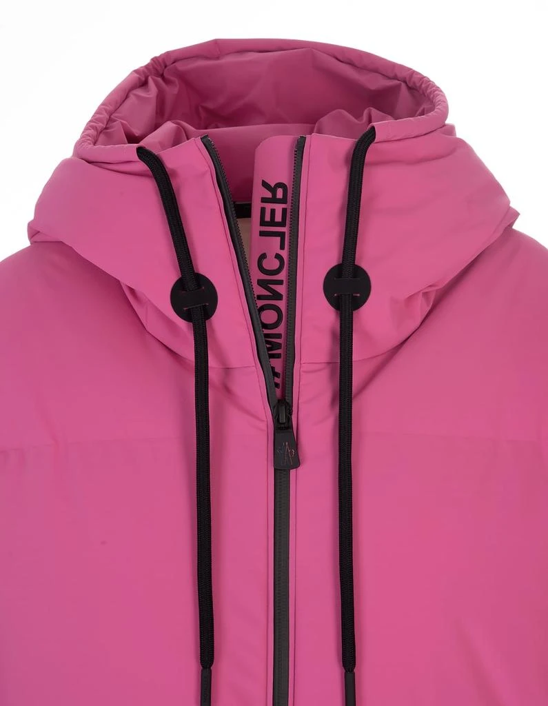 商品Moncler|Moncler Grenoble Woman Fuchsia Allesaz Short Down Jacket,价格¥9095,第3张图片详细描述