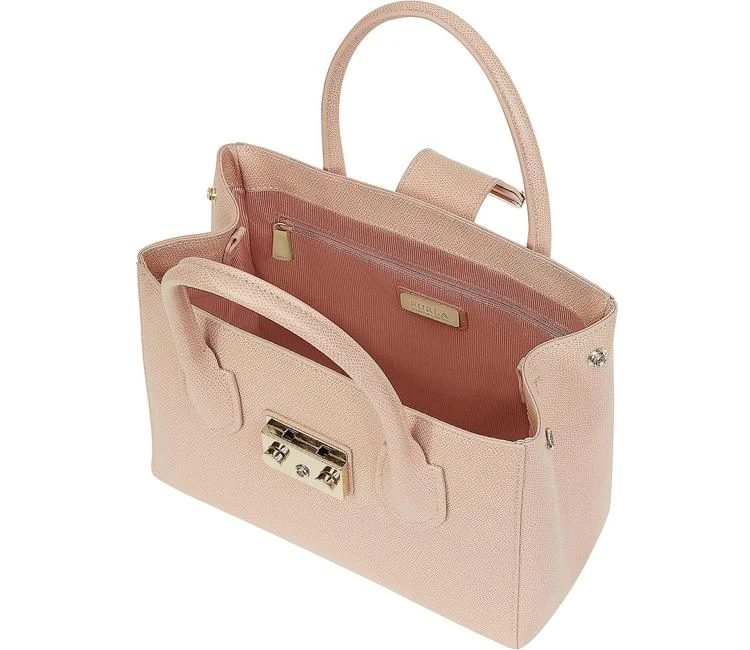 商品Furla|Furla 芙拉 月长石色皮革Metropolis小号手提包,价格¥1725,第4张图片详细描述