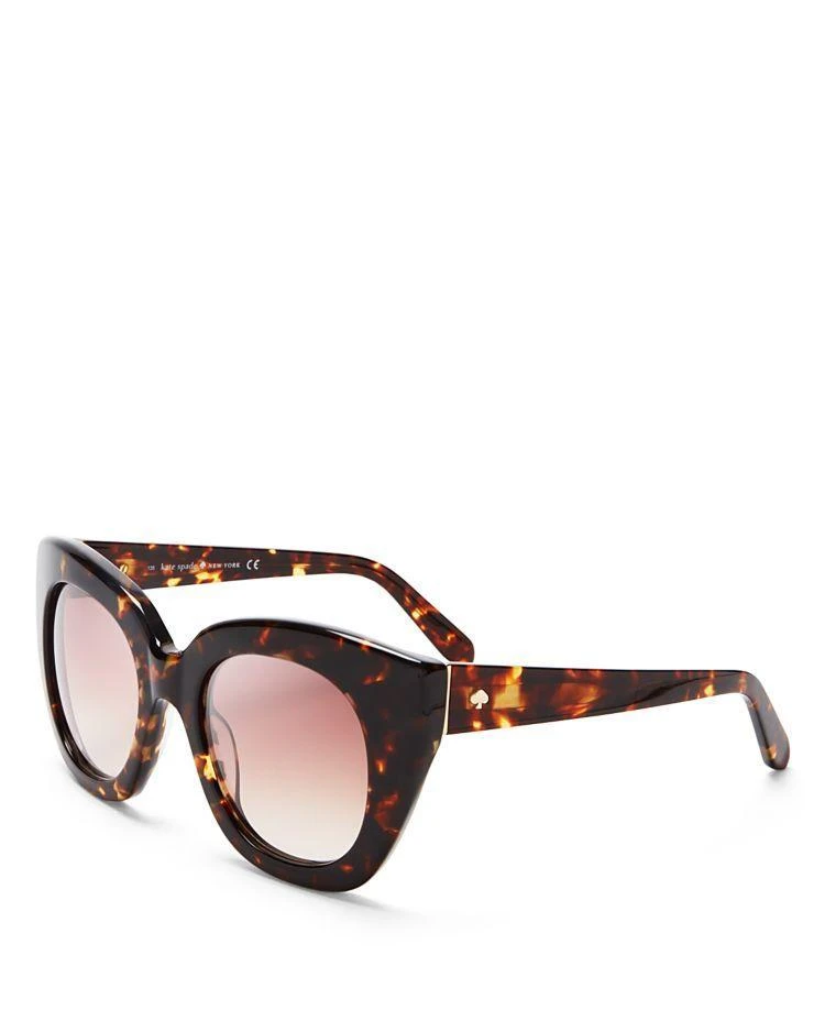 商品Kate Spade|Narelle Oversize Thick Rim Cat Eye Sunglasses, 51mm,价格¥917,第2张图片详细描述