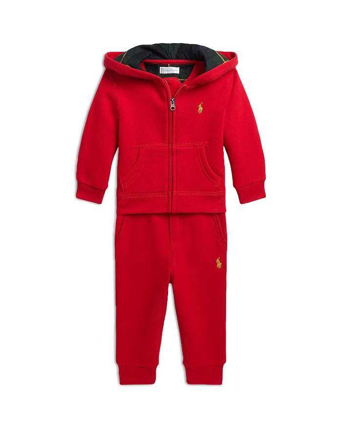 商品Ralph Lauren|Boys' Fleece Hoodie & Jogger Pants Set - Baby,价格¥263,第1张图片