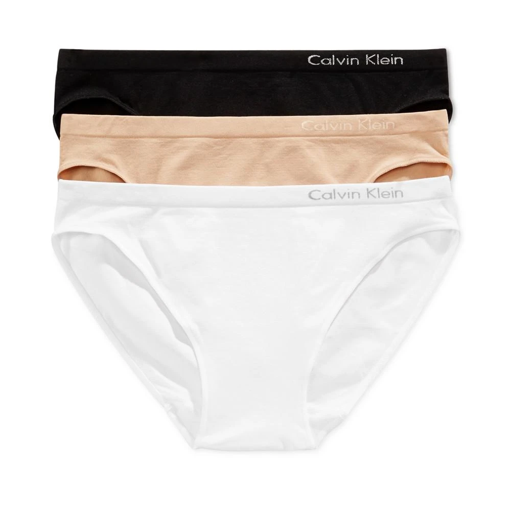 商品Calvin Klein|Women's Seamless 3-Pack Bikini Underwear QD3564,价格¥262,第1张图片