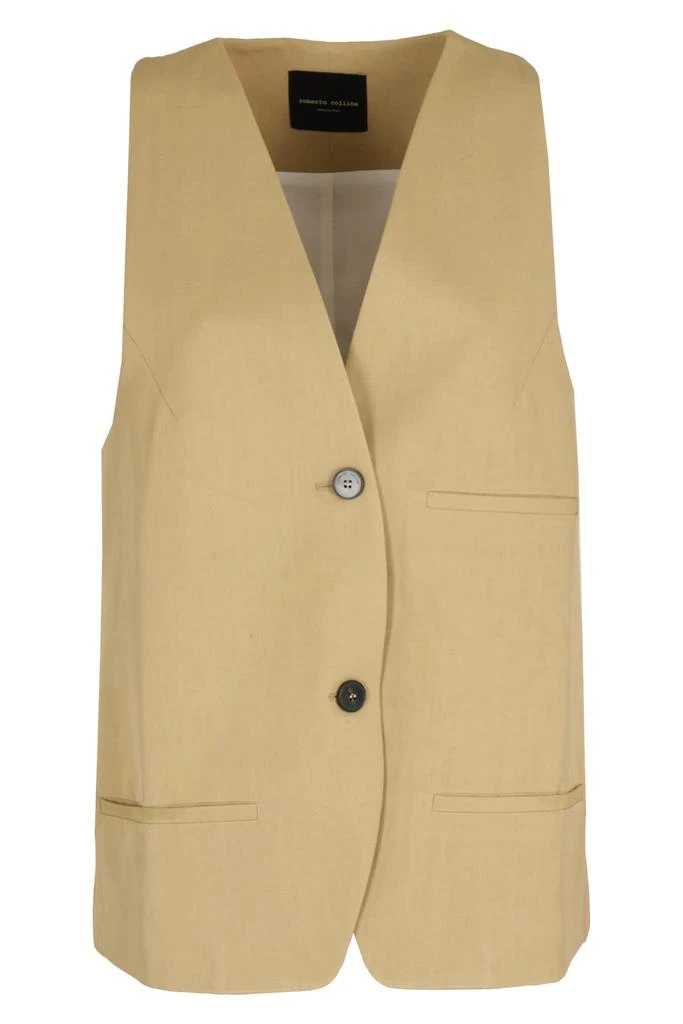 商品ROBERTO COLLINA|Roberto Collina Gilet,价格¥2876,第1张图片