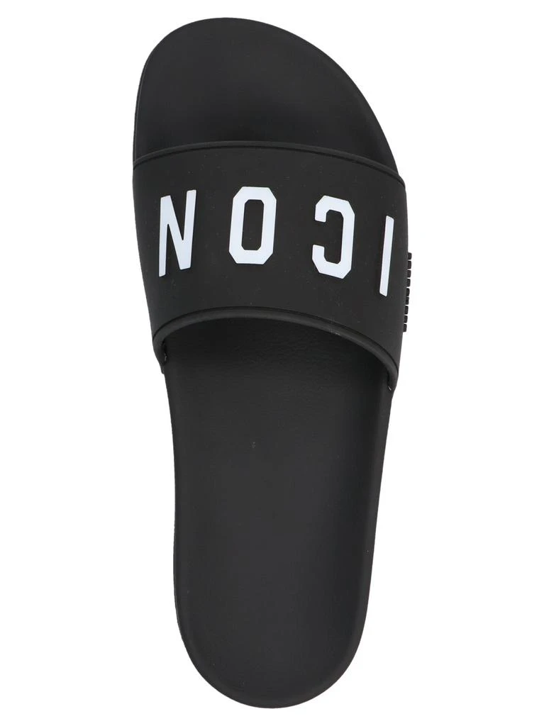 商品DSQUARED2|'Icon’ slides,价格¥654,第3张图片详细描述