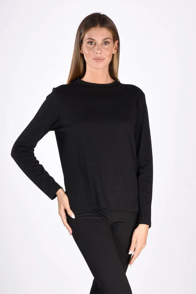 商品MAJESTIC FILATURES|Majestic Filatures Paris Maglia Girocollo Nero Donna,价格¥1368,第1张图片