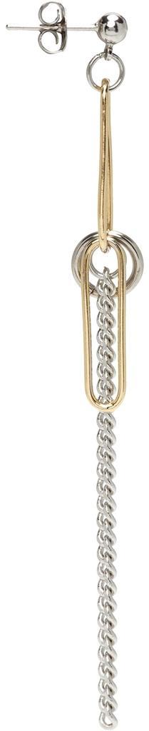 商品Justine Clenquet|Silver & Gold Sid Earrings,价格¥391,第4张图片详细描述