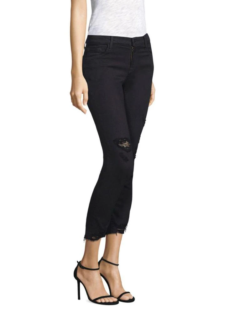 商品J Brand|Cropped Distressed Jeans,价格¥1841,第3张图片详细描述