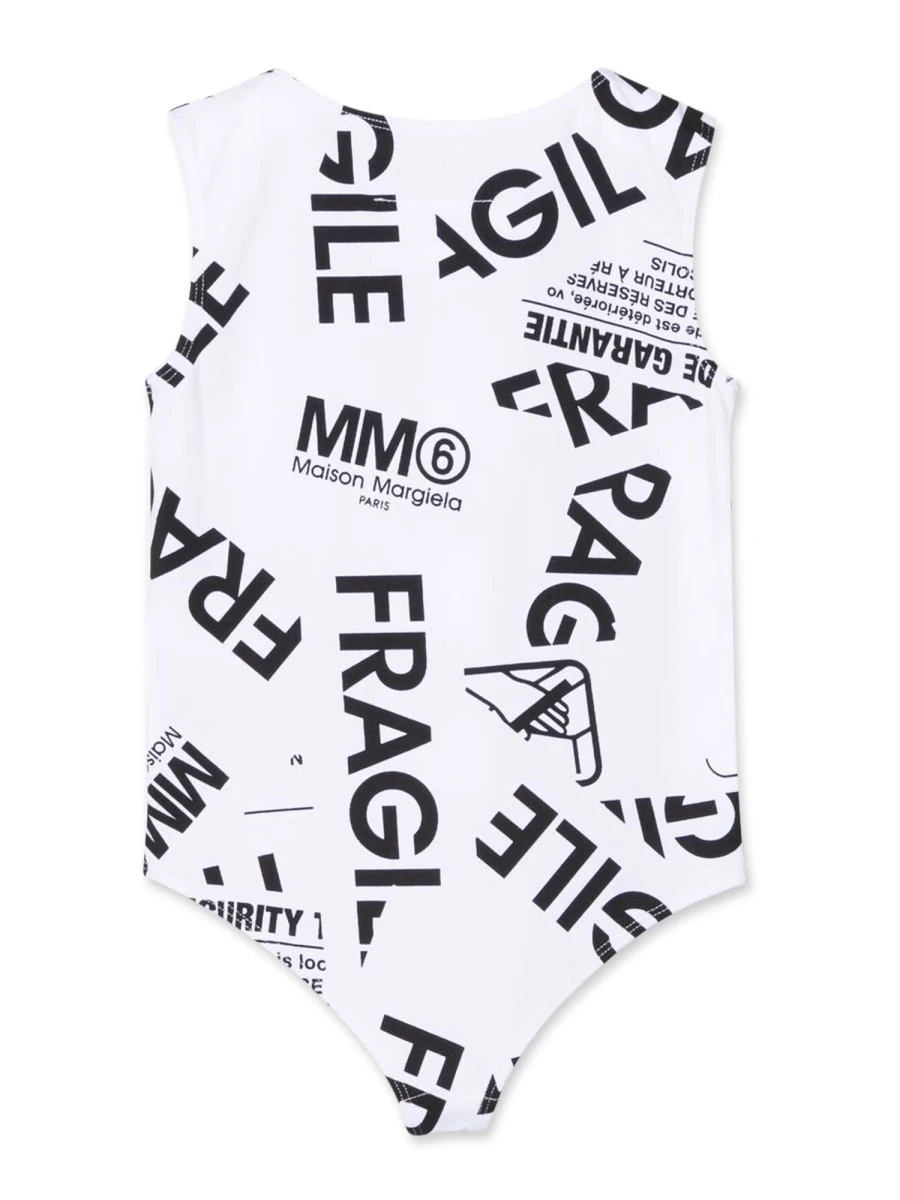 商品【商品预售7天】 MM6|MM6 女童背心吊带 M60143KMM012M6100 白色,价格¥491,第4张图片详细描述